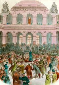 Beurs van Parijs, gravure 1856