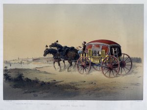 Turkse koets - 19e eeuw, A.D. door Unknown artist