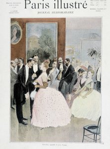 Een bal - in "Paris illustré" door Unknown artist