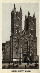 Uitzicht op Westminster Abbey, Londen, Engeland