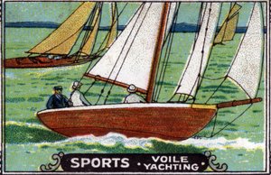 Watersport: zeilen.