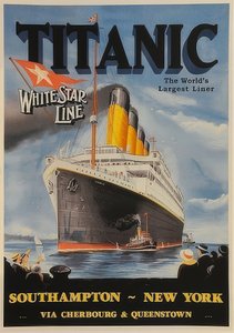 White Star Line. Titanic. Omstreeks 1911 door Unknown