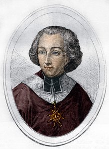 Portret van Etienne de Loménie de Brienne (1727-1794), Franse prelaat en politicus. Gravure uit 1866 door Unknown artist