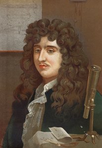 Portret van Christiaan Huygens. Nederlandse natuurkundige en wiskundige (1629 tot 1695) naar La Ciencia y sus Hombres door Louis Figuier. Barcelona 1881 door Unknown artist