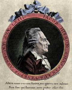 Portret van Giovanni Giacomo Casanova (1725-1798), Italiaanse avonturier en schrijver. Portret door Johann Berka uit 
