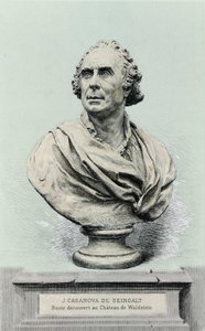 Portret van Giovanni Giacomo Casanova (1725-1798), Italiaanse avonturier en schrijver.