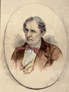 Portret van James Fenimore Cooper (1789-1851), Amerikaanse romanschrijver.