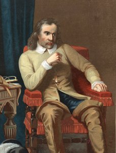 Portret van Oliver Cromwell, Engelse staatsman. door Unknown artist