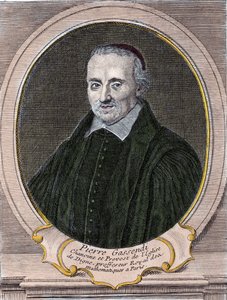 Portret van Pierre Gassendi (1592-1655), Franse filosoof, astronoom, wiskundige en natuurkundige. door Unknown artist