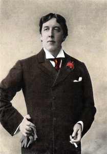 Portret van schrijver Oscar Wilde. 19e-eeuwse foto door Unknown artist