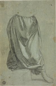 Draperie Schets door Unknown Florentine