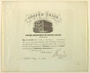 Certificaat (FRANKRIJK; V.S.), 22 mei 1861 door Unknown artistUnknown artist