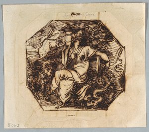 Tekening, Ceres, ca. 1810 door Unknown artistUnknown artist