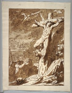 Tekening, Kruisiging, 1815-1825 door Unknown artistUnknown artist