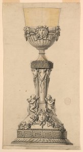Tekening, ontwerp voor een kelk, 1800-1830 door Unknown artistUnknown artist