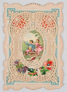 Wenskaart (Engeland of Verenigde Staten), 1870-80 door Unknown artistUnknown artist