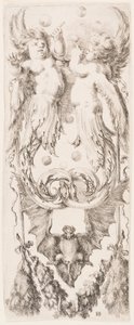 Prent, Ornamenten of Grotesken (Grotesque Ornament), ca. 1653 door Unknown artistUnknown artist