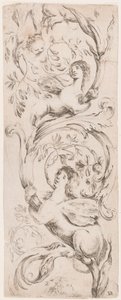 Prent, Ornamenten of Grotesken (Grotesque Ornament), ca. 1653 door Unknown artistUnknown artist