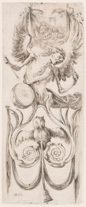 Prent, Ornamenten of Grotesken (Grotesque Ornament), ca. 1653 door Unknown artistUnknown artist