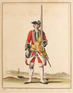 24e Regiment Voetvolk door Unknown artist