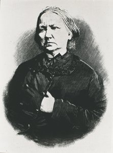 Concepcion Arenal (1820-1893). Spaanse schrijfster (gravure)