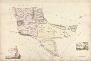 Een verzameling onderzoeken van Schotse landgoederen van de graaf van Selkirk: Little Stockartown en Jurdiland door Unknown artist