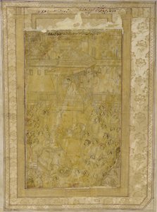 Een Darbar van Jahangir door Unknown artist