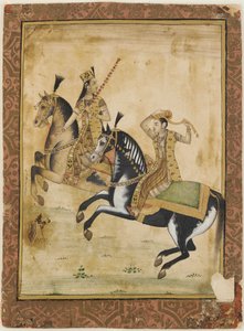 Een Prins en Prinses te Paard