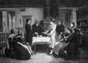 Een protestants huwelijk in de Elzas