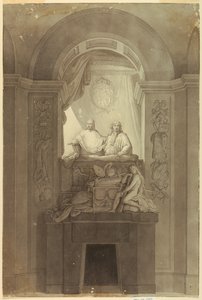 Een grafmonument van Henry Kardinaal York (1725-1807) en Charles Edward Stuart, de "Young Pretender" (1720-1788) door Unknown artist
