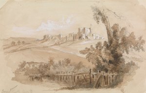 Een Uitzicht op Dover Castle door Unknown artist