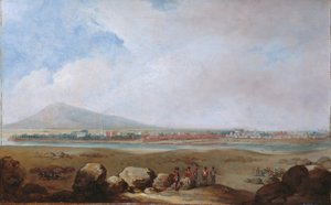 Een uitzicht op Seringapatam, circa 1791 door Unknown artist