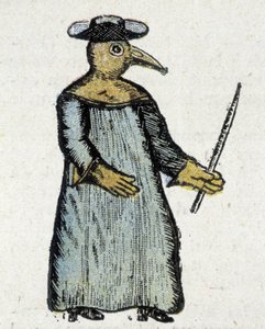 Een dokterskleding in tijden van pest