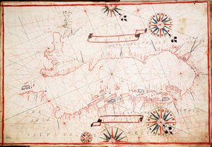 Adriatische kaart, c.1620 door Unknown artist