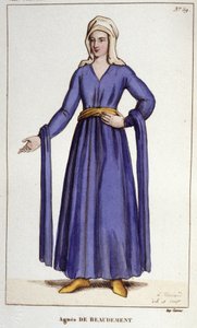 Agnès De Baudement, Dame de Braine (1130-1218). door Unknown artist