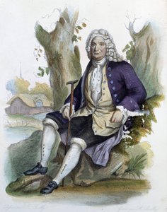 Alain Rene Lesage (Alain-Rene Le Sage) (1668-1747) - in Ed. Mennechet, "Le Plutarque francais" door Unknown artist