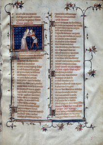Allegorie van de jeugd Miniatuur in 