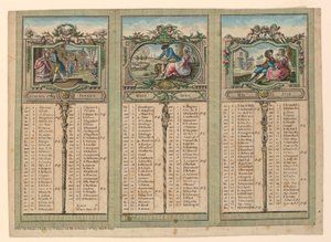 Almanak voor 1789 door Unknown artist