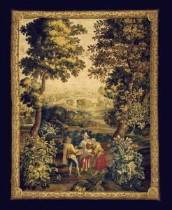 Een Audenarde Teniers Wandtapijt door Unknown artist