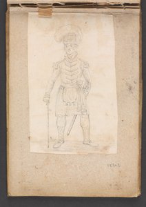 Een officier van een Highland Regiment