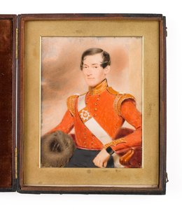 Een niet-geïdentificeerde officier van het 70e (Surrey) Regiment of Foot door Unknown artist