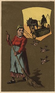 Anonieme chromolithografie, eind 19e eeuw. door Unknown artist