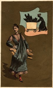 Anonieme chromolithografie, eind 19e eeuw door Unknown artist
