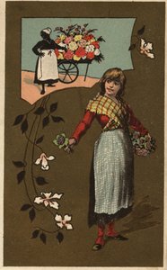 Anonieme chromolithografie, eind 19e eeuw. door Unknown artist