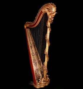 Harp van de koningin van Frankrijk Marie Antoinette (1755-1793) door Unknown artist