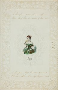 Als de geschilderde bloem toont (valentijn)