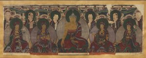 Vergadering van boeddhistische godheden door Unknown artist
