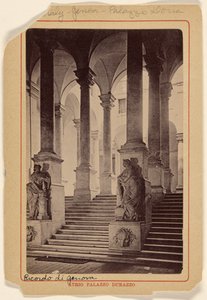 Atrio Palazzo Durazzo [in Genua, Italië]. door Unknown artist