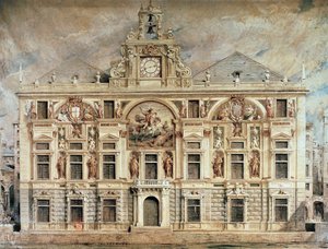 Bank van San Giorgio in Genua, Italië