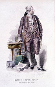Baron de Beaumarchais (1732-1799) door Unknown artist